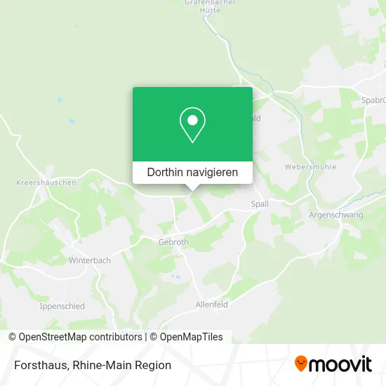 Forsthaus Karte