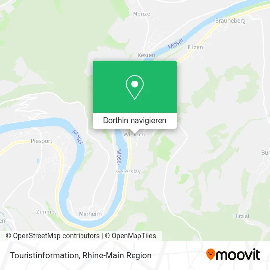 Touristinformation Karte