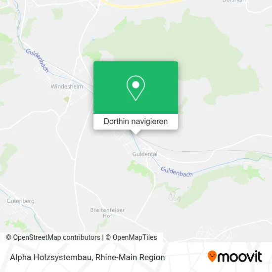 Alpha Holzsystembau Karte