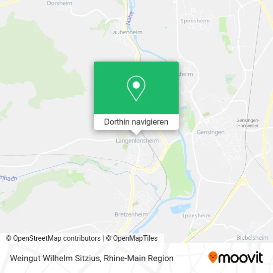 Weingut Wilhelm Sitzius Karte