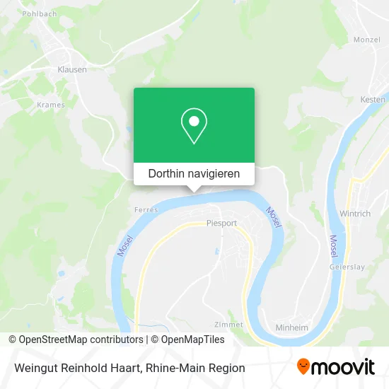 Weingut Reinhold Haart Karte