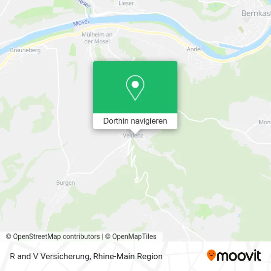 R and V Versicherung Karte