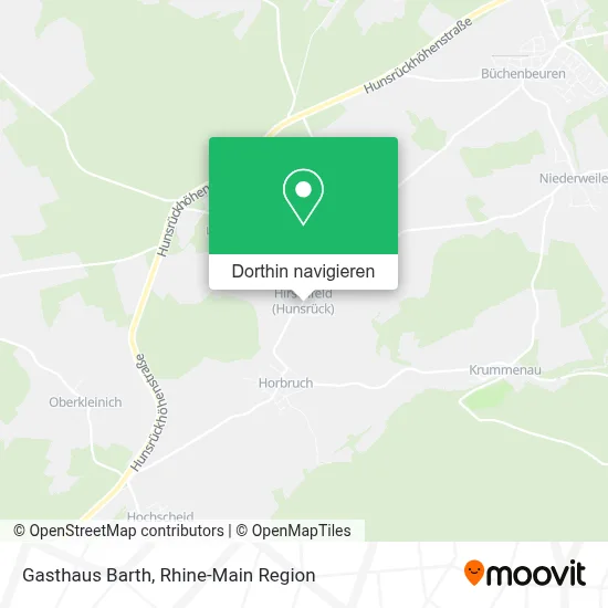 Gasthaus Barth Karte