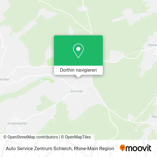 Auto Service Zentrum Schleich Karte