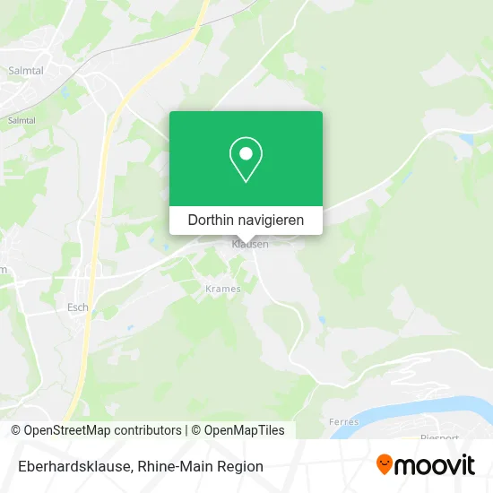 Eberhardsklause Karte