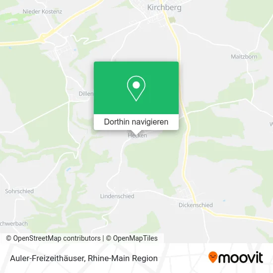 Auler-Freizeithäuser Karte