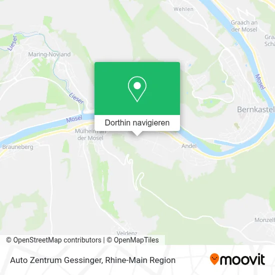 Auto Zentrum Gessinger Karte
