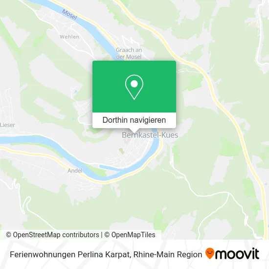 Ferienwohnungen Perlina Karpat Karte