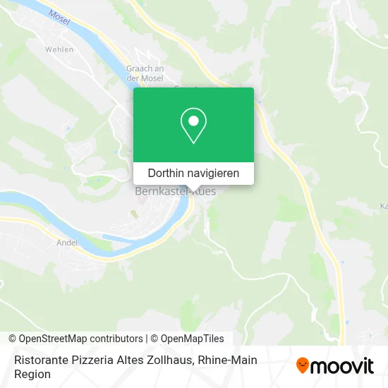 Ristorante Pizzeria Altes Zollhaus Karte