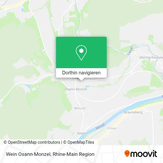 Wein Osann-Monzel Karte