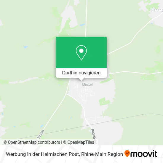Werbung in der Heimischen Post Karte