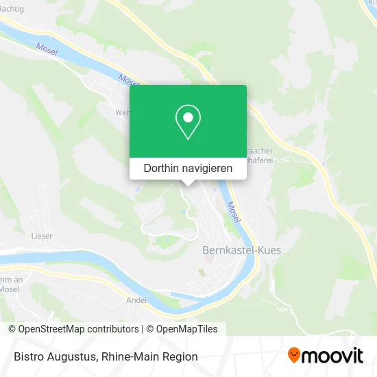 Bistro Augustus Karte