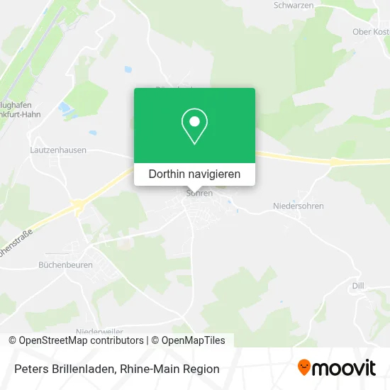 Peters Brillenladen Karte