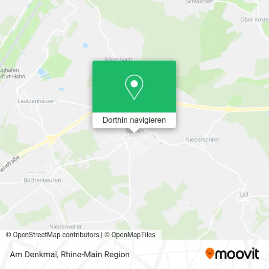 Am Denkmal Karte