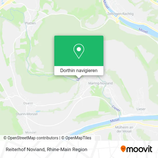 Reiterhof Noviand Karte