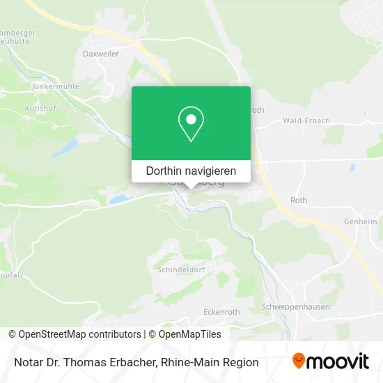 Notar Dr. Thomas Erbacher Karte