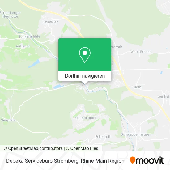 Debeka Servicebüro Stromberg Karte