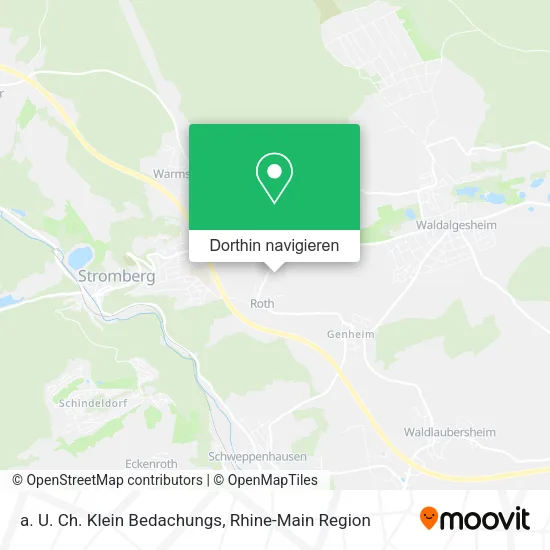 a. U. Ch. Klein Bedachungs Karte