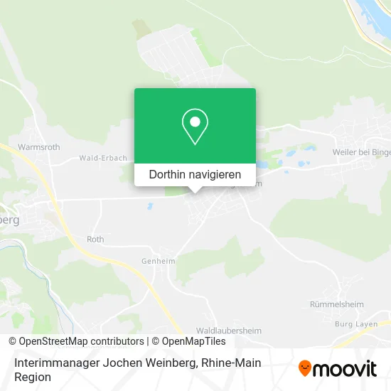 Interimmanager Jochen Weinberg Karte