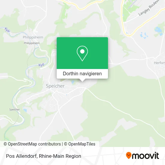 Pos Allendorf Karte