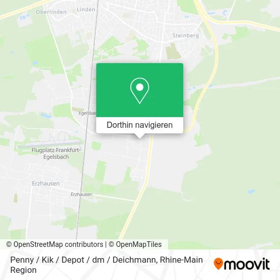 Penny / Kik / Depot / dm / Deichmann Karte