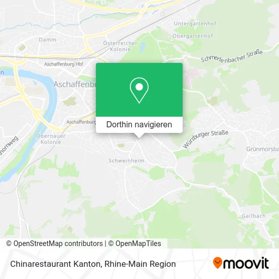 Chinarestaurant Kanton Karte