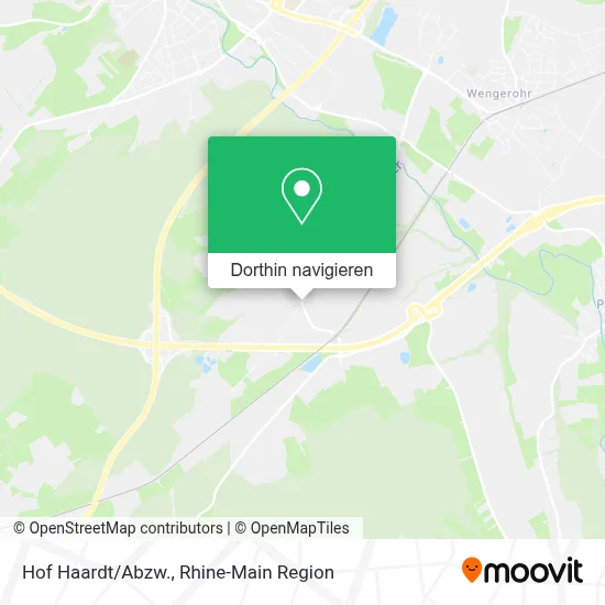 Hof Haardt/Abzw. Karte