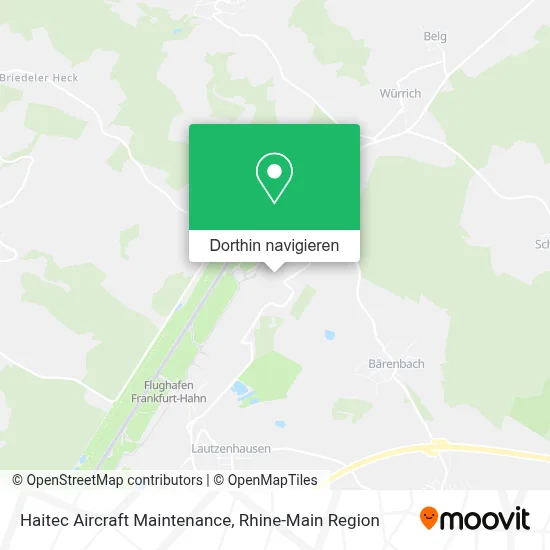 Haitec Aircraft Maintenance Karte