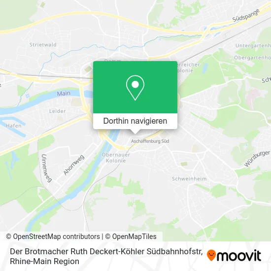 Der Brotmacher Ruth Deckert-Köhler Südbahnhofstr Karte