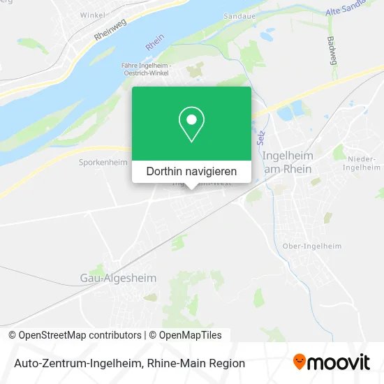 Auto-Zentrum-Ingelheim Karte