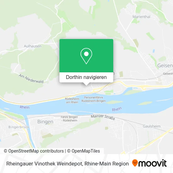 Rheingauer Vinothek Weindepot Karte