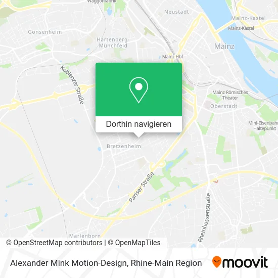 Alexander Mink Motion-Design Karte