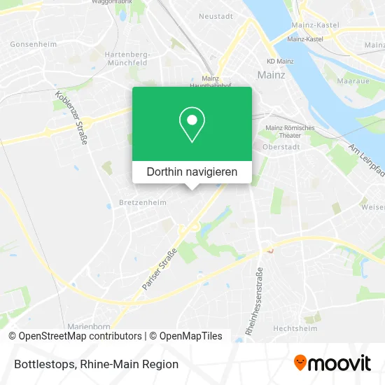 Bottlestops Karte