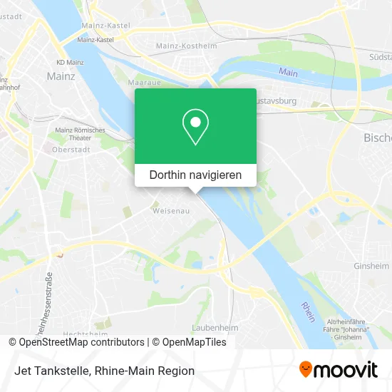 Jet Tankstelle Karte