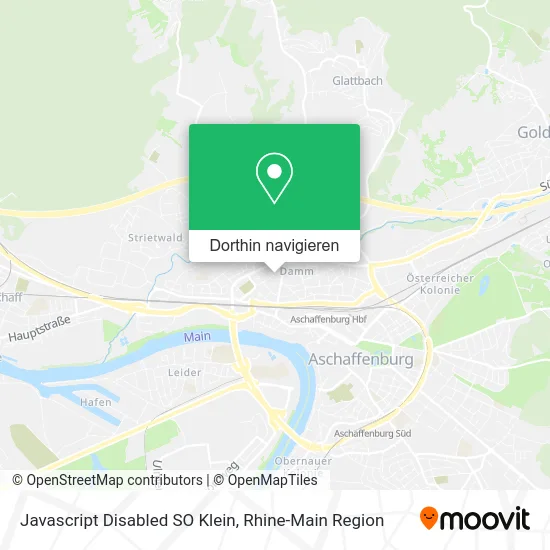 Javascript Disabled SO Klein Karte