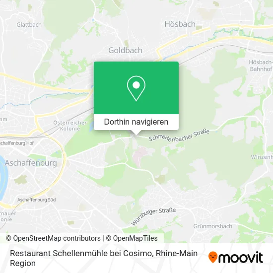 Restaurant Schellenmühle bei Cosimo Karte