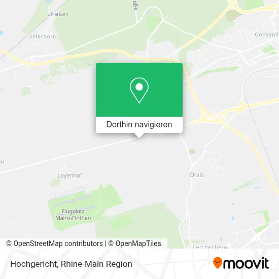 Hochgericht Karte