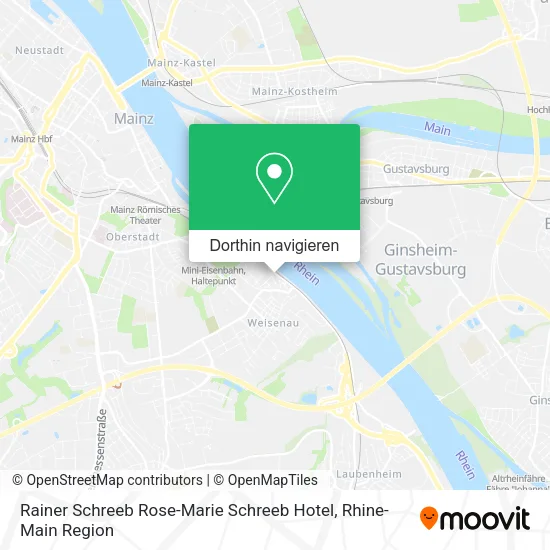 Rainer Schreeb Rose-Marie Schreeb Hotel Karte