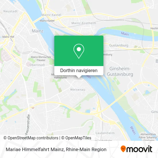 Mariae Himmelfahrt Mainz Karte