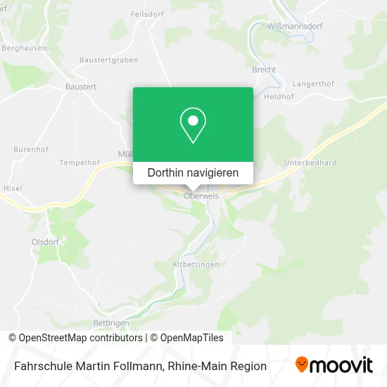 Fahrschule Martin Follmann Karte