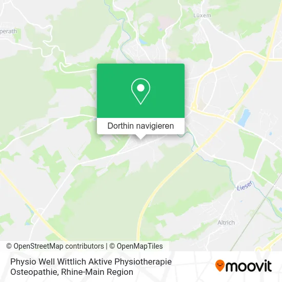 Physio Well Wittlich Aktive Physiotherapie Osteopathie Karte
