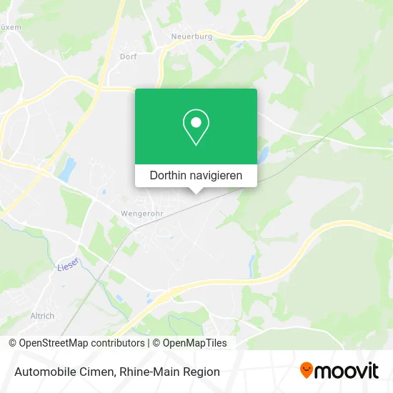 Automobile Cimen Karte