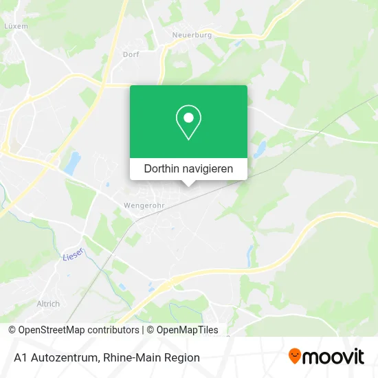 A1 Autozentrum Karte