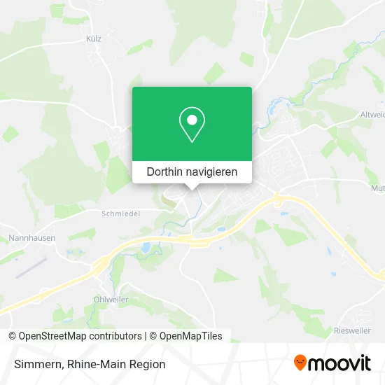 Simmern Karte