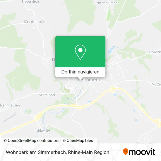 Wohnpark am Simmerbach Karte
