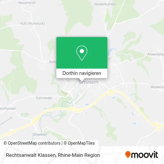 Rechtsanwalt Klassen Karte