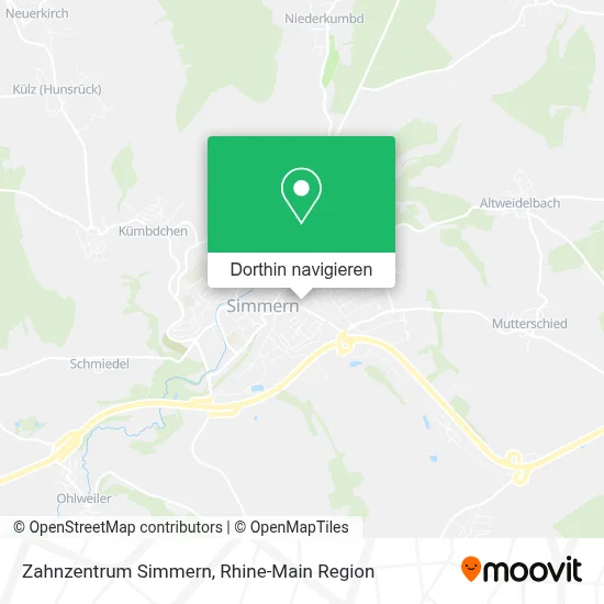 Zahnzentrum Simmern Karte