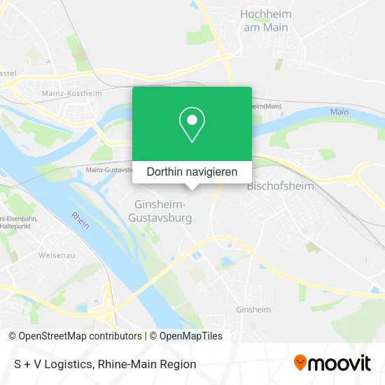 S + V Logistics Karte