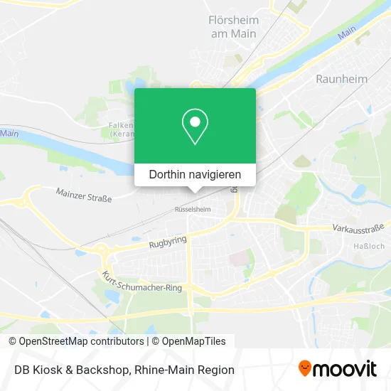 DB Kiosk & Backshop Karte