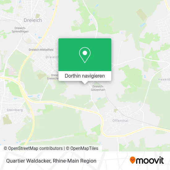 Quartier Waldacker Karte